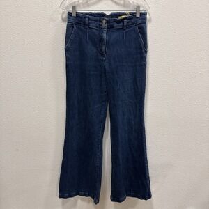 maeve by anthropologie Flare Wide Leg Denim Size 29 Women's